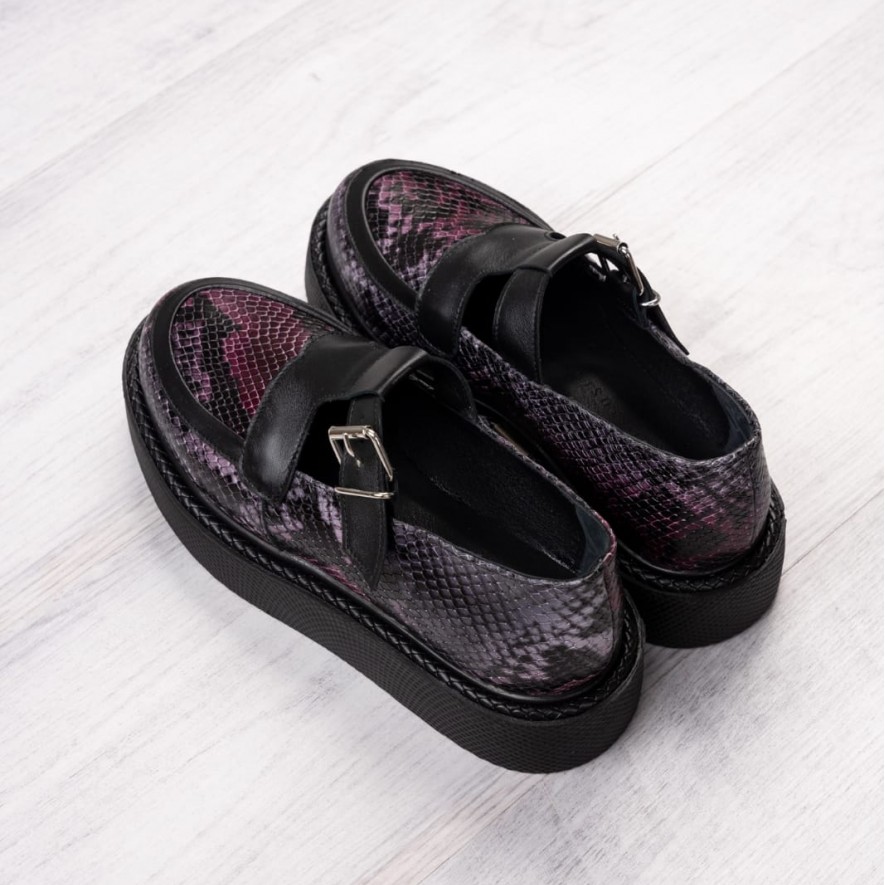     Pantofi - Celine - Purple Snake 